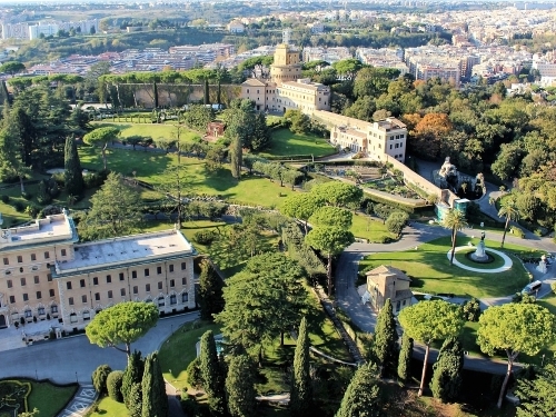 Vatican garden Rome